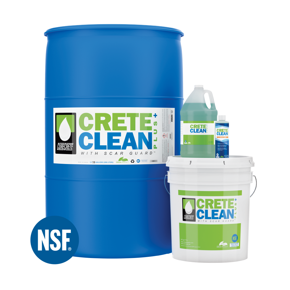 CreteClean Plus concrete floor cleaner